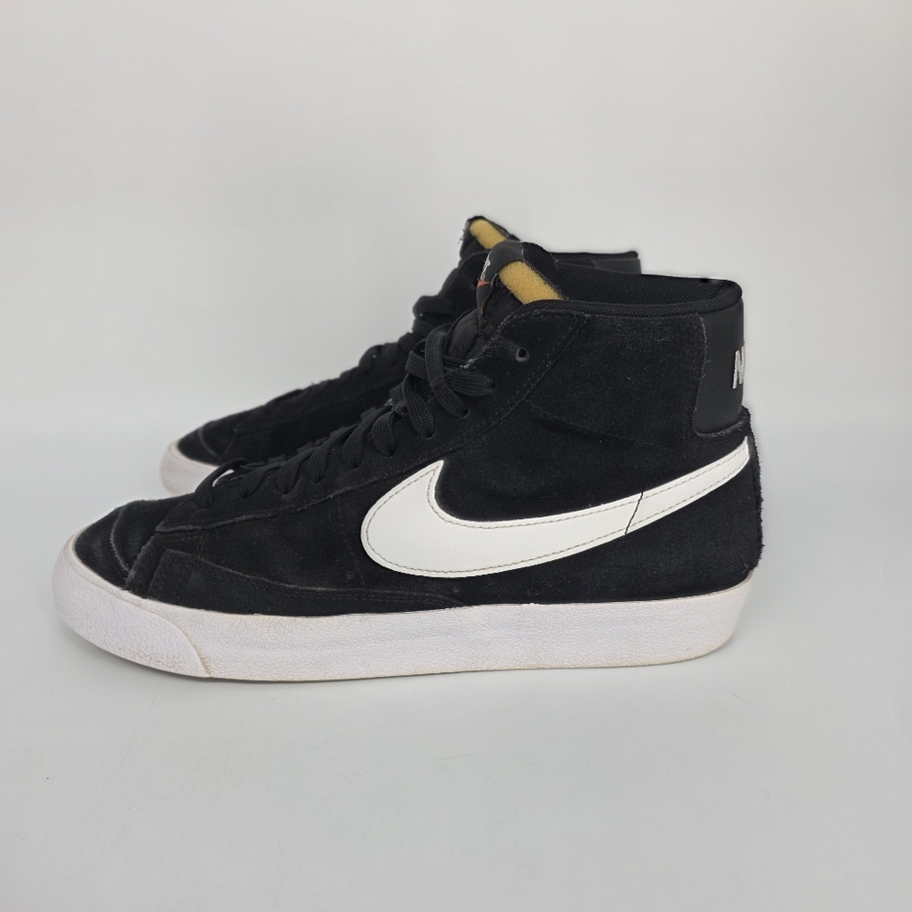 Nike Blazer Mid '77 Suede Black White CI1172-005 Men's Size 9 Shoes VINTAGE